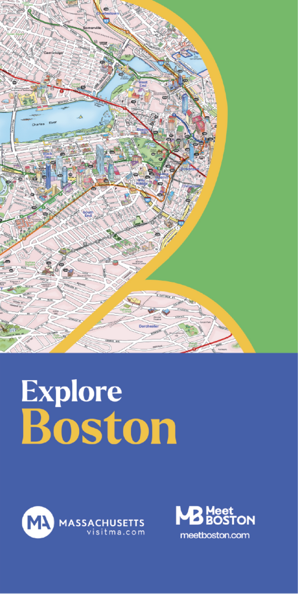 Illustrated Boston Map - Pack of 10 – Meet Boston