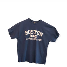 Load image into Gallery viewer, Short sleeve T-shirt Boston 1630 (navy)
