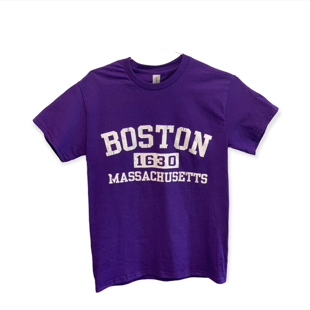 Short sleeve T-shirt Boston 1630 (purple)